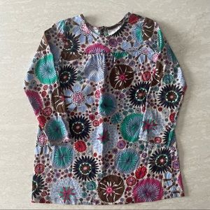 Hanna Andersson Girl’s Long Sleeve Floral Dress-sz. 120